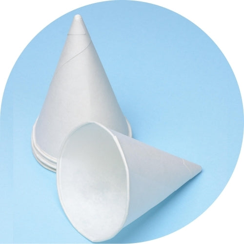 Disposable & Biodegradable Paper Watercones