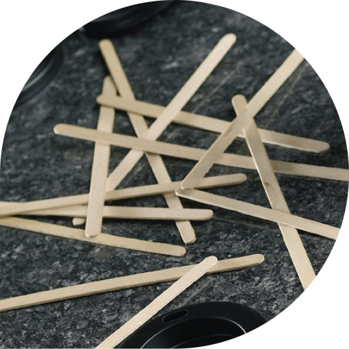 Biodegradable PLA Disc Cocktail Stirrers White