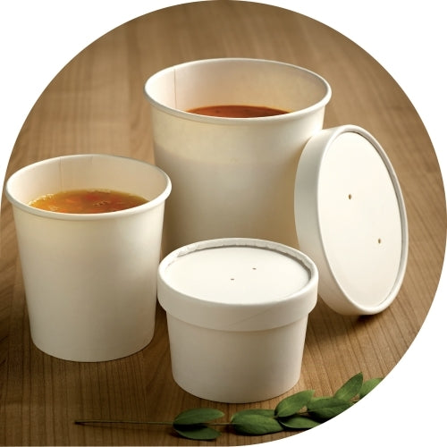 GO-PAK UK Deluxe Ripple Soup Containers & Lids