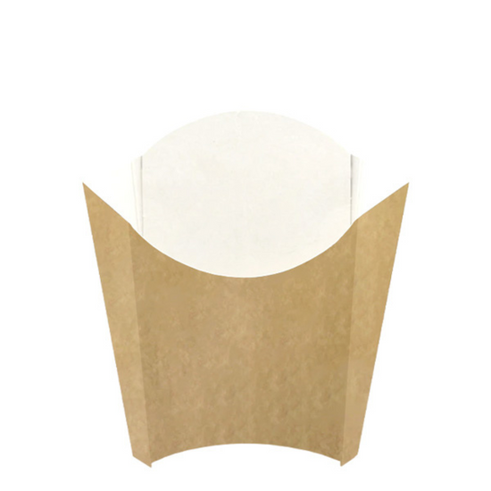 Medium Kraft Paper Chip Scoops