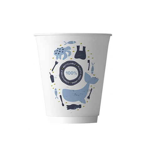 8oz Double Wall Compostable Aqueous Cups