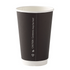 16oz Black Double Wall Paper Cups