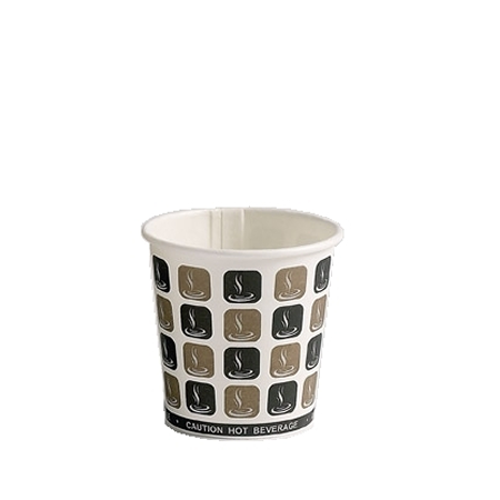 4oz Cafe Mocha Hot Drink Paper Cups