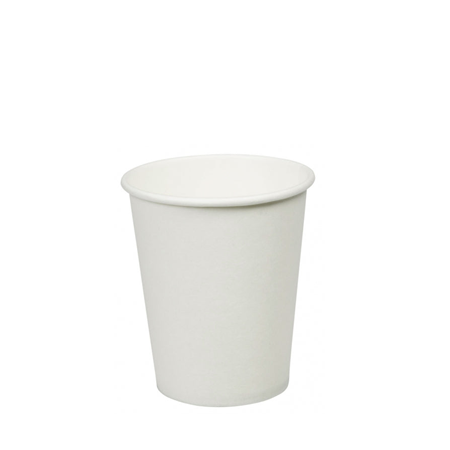 6oz Plain White Hot Drink Cup