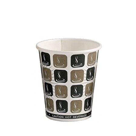 8oz Cafe Mocha Hot Drink Paper Cups