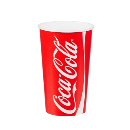 16oz Coke Cold Drink Paper Cup
