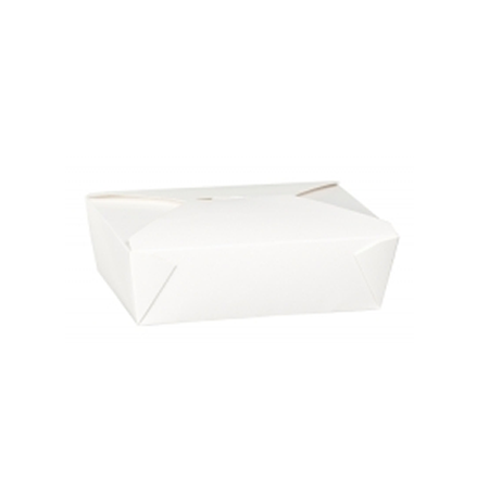 No 3 Dispo-Pak White Food Cartons