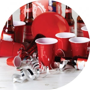 2oz & 12oz Red Party Cups
