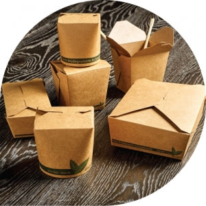 New Compostable Kraft Food Boxes