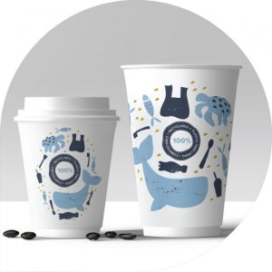 Plastic Free Lining Double Wall Cups