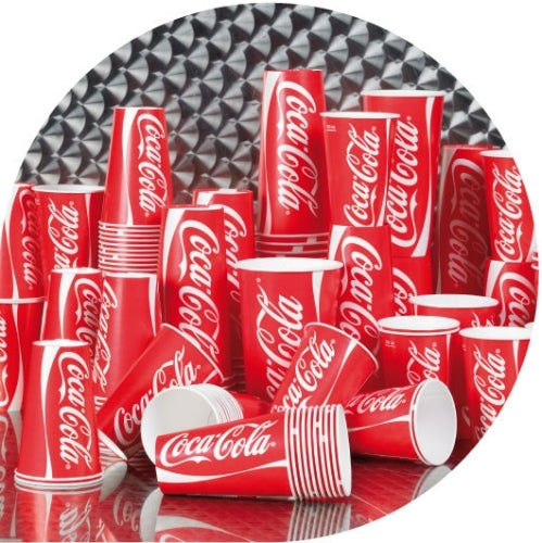 Coke Cold Drink Paper Cups