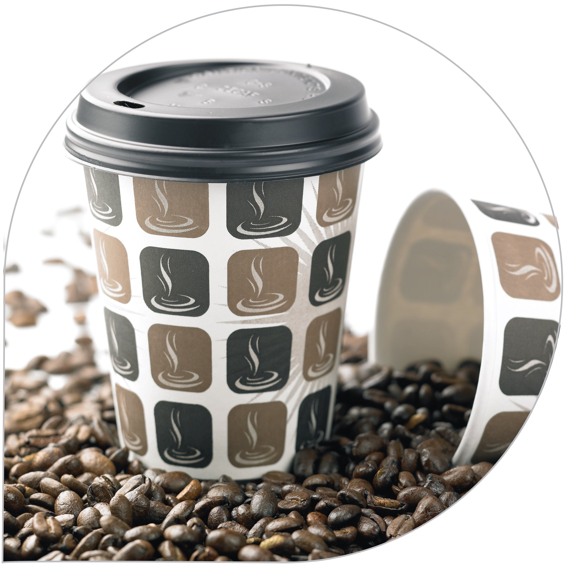 Cafe Mocha Hot Drink Paper Cups – Dispo International