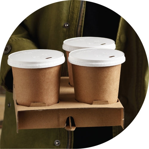 Paper Lids for hot drink paper cups – Dispo International