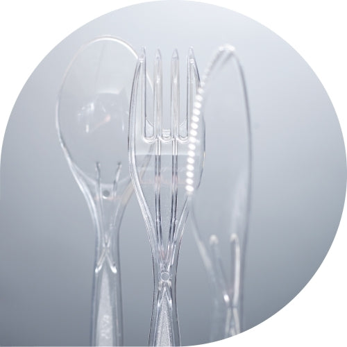 Clear Reusable Cutlery