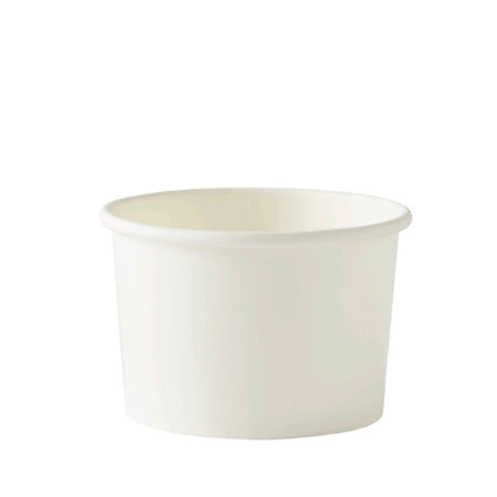4oz Plain White Ice Cream Container