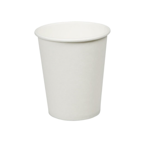 7oz Plain White Hot Drink Cup