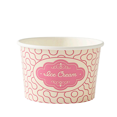 8oz Printed Ice Cream Container