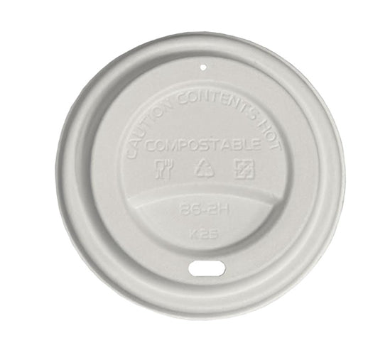 86mm Ultimate Compostable Bagasse Lids