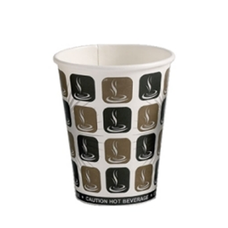 12oz Cafe Mocha Hot Drink Paper Cups