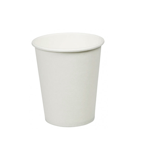 12oz Plain White Hot Drink Cup
