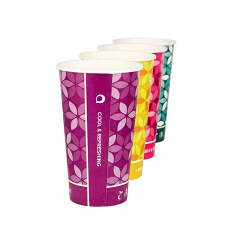 16oz Cool & Fresh Bio Cold Drink Paper Cups