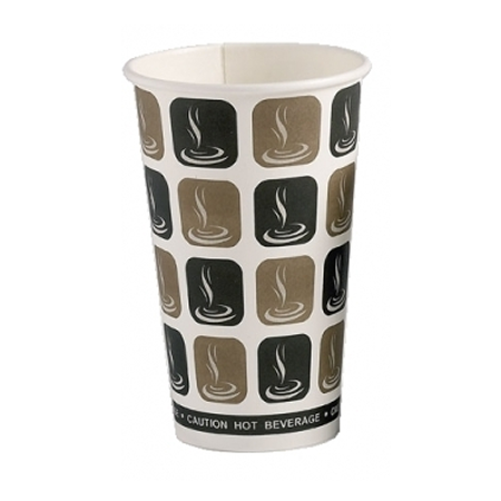 16oz Cafe Mocha Hot Drink Paper Cups – Dispo International