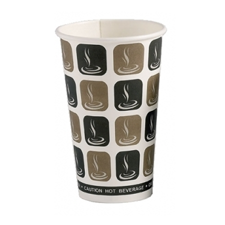 16oz Cafe Mocha Hot Drink Paper Cups