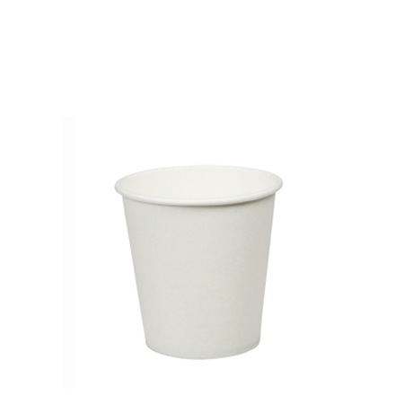 4oz Plain White Espresso Hot Drink Cup