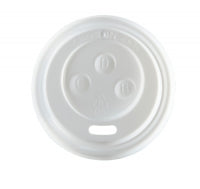 White Domed Sip-thru Lid To Fit 4oz