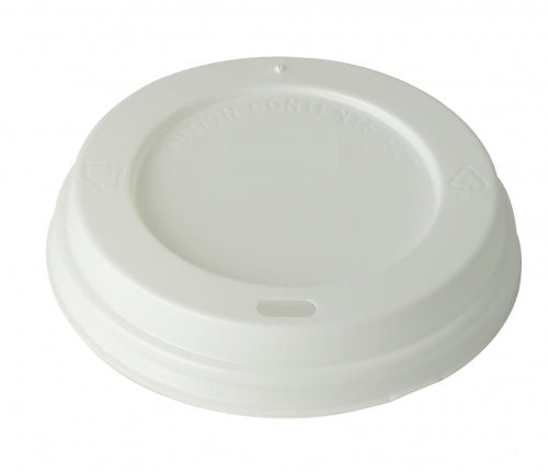 White Domed Sip-thru Lid To Fit 6oz
