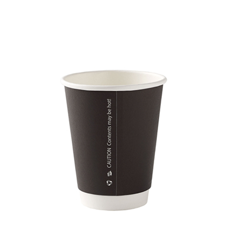 8oz Black Double Wall Paper Cups