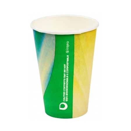 9oz Prism Pla Compostable Paper Vending Cups