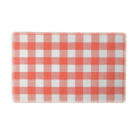 Red Gingham Paper Placemats